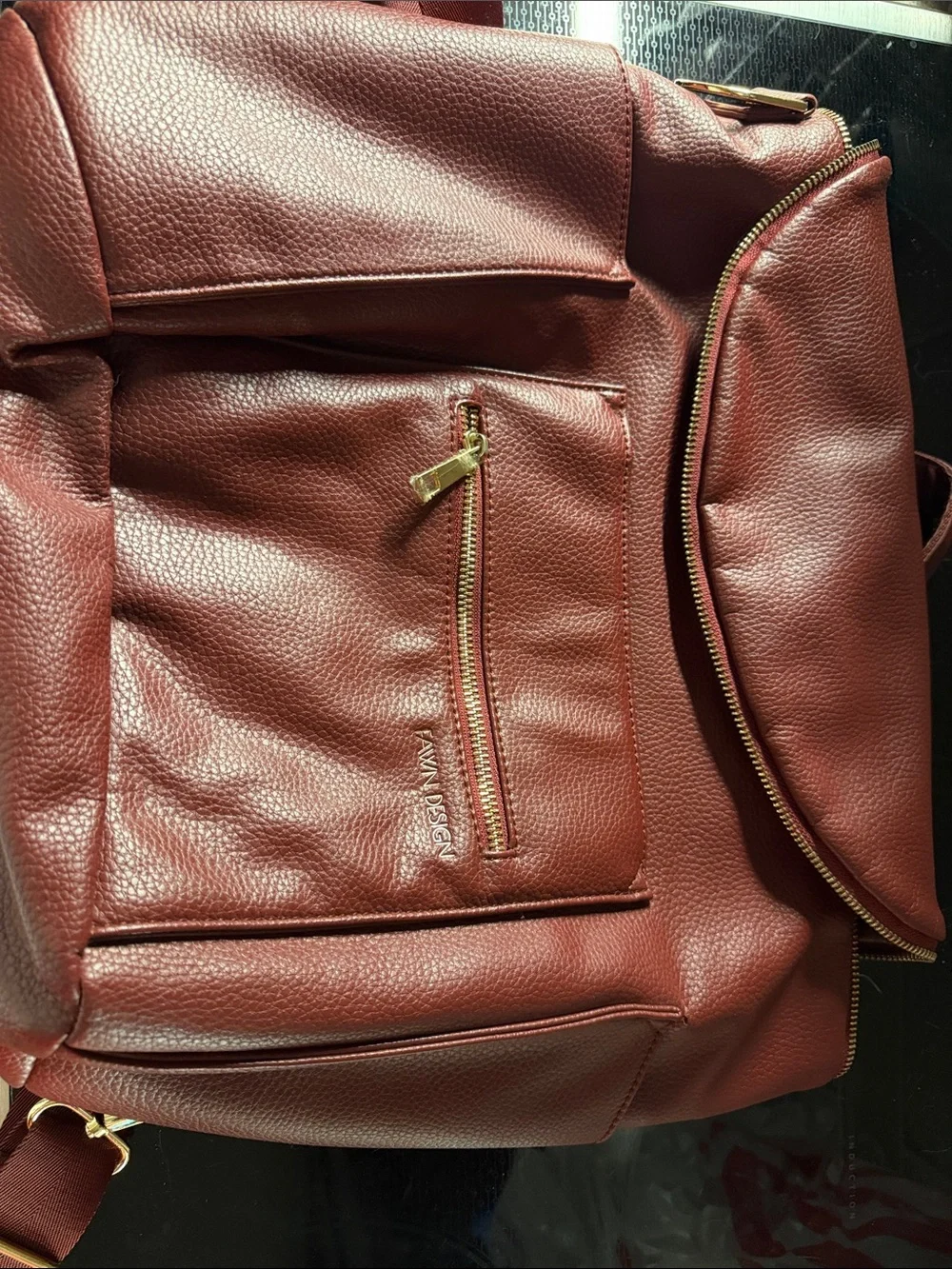 Fawn Diaper Bag Maroon